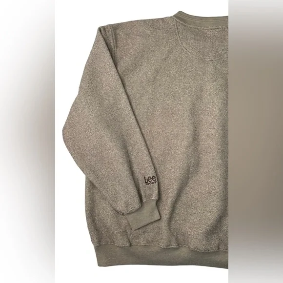 Vintage Green Bay Packers Size L Sweatshirt Men’s Lee Sport Brown Embroidered - Picture 11 of 12